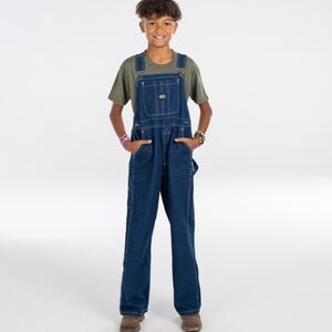 Key Youth Bib Denik Overalls Size 16 Farm Outdoor Rugged Workwear